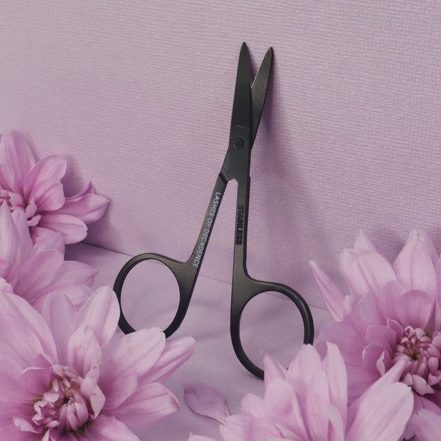 Lash Scissors - Matte Black Stainless Steel | Lashes of Decadence